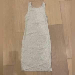 TNA Aritzia Mini Dress Curve Hugging with Scoop Back XXS